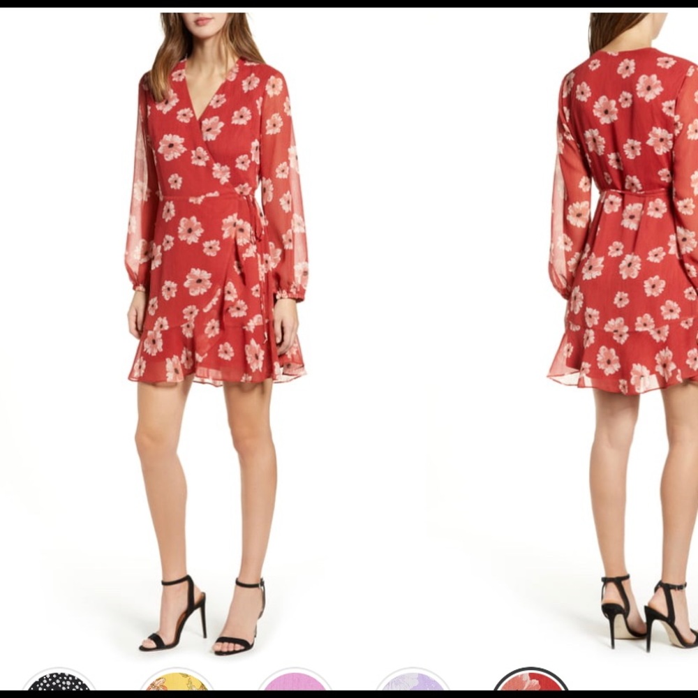 Wrap Spring dress from Nordstrom